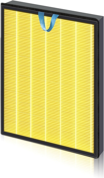 Vital 200S Pet Allergy Replacement Filter for LEVOIT Vital 200S Air Purifier, 3-in-1 H13 Ture HEPA, High-Efficiency Activated Carbon Filter, Part # Vital 200S-RF-PA (LRF-V201-YUS), 1 Pack, Yellow
