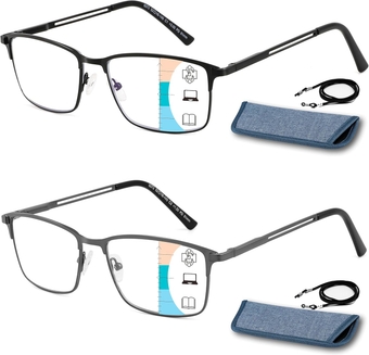 Bifocal Reading Glasses Men No Line Progressive Multi Focus Transition Multifocal Readers Wide Multifocus Eyeglasses