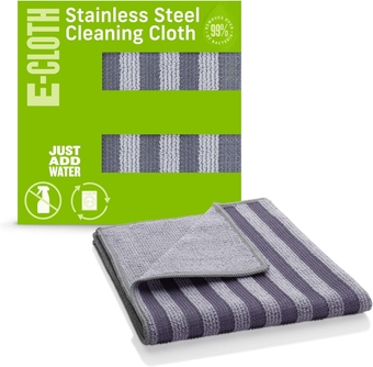 Stainless Steel Cleaning Cloth, Microfiber Stainless Steel Cleaner for a Spotless Shine Home Appliances, Oven, Stove and Refrigerators, Washable and Reusable, 100 Wash Promise