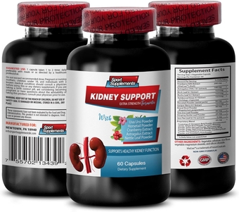 Immune Support Dietary Supplement - Kidney Support - Cranberry Vitamins, Kidney Cleanse, Kidney Cleanse Detox & Repair Formula, Kidney Supplement, Liver and Kidney Supplement - 1 Bottle 60 Caps