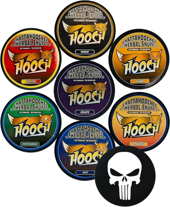 Variety Sampler Pouch Packs - 7 Cans - Includes DC Crafts Nation Skin Can Cover - Skull
