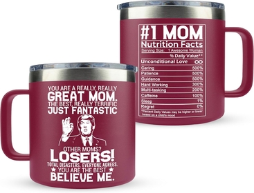 Mothers Day Gifts for Mom from Daughter, Son - Mom Gifts from Daughter, Son - Best Mom Gifts, Birthday Gifts for Mom, Mom Birthday Gifts Ideas, Funny Mom Gifts, Mom Present - Mom Novelty Mug 14Oz