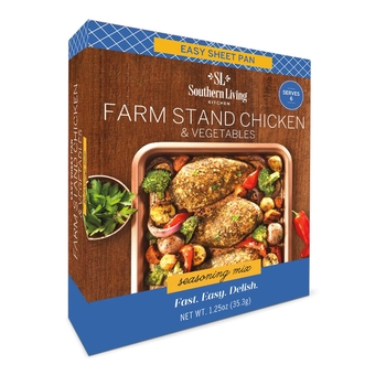 Farm Stand Chicken & Vegetables Seasoning Mix, One Pan Sheet Baked Chicken, Seasoning & Spice for Family Dinner Recipes, 1.25 oz.