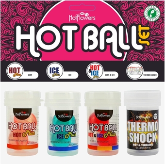 Ball Set - &ICE, , ICE, Thermo Shock - Hot Flowers Hot Balls