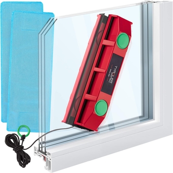 The Glider D-3 Magnetic Window Cleaner for Double Glazed Windows Fits 0.8"-1.1" Window Thickness. Glass Cleaner