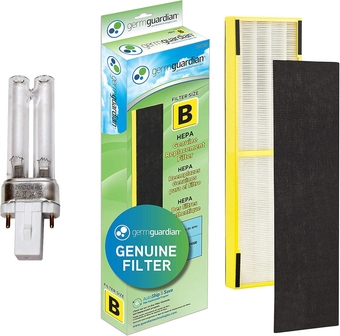 Germ Guardian HEPA Pure Air Purifier Filter and UV-C Bulb Bundle