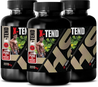 black maca root powder for men - X-TEND PREMIUM COMPLEX - tongkat ali with zinc for men, l-arginine capsules organic, red panax ginseng extract, red panax ginseng capsules - 3 Bottles 180 Tablets