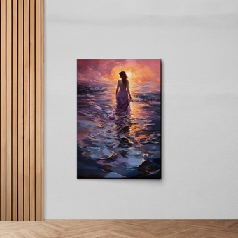 Modern Contemporary, home decor, Coastal Art, Fishing boat decal, Sailboat Oil Painting, natural canvas, canvas for beach lovers