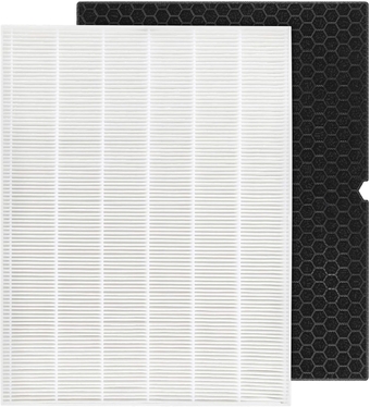 HEPA Replacement Filter H 116130 for Winix 5500-2 Air Purifier and Models AM80 - HEPA Filter and Activated Carbon Filter Combo Pack