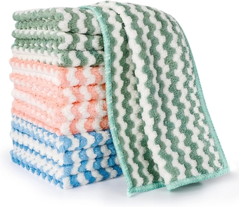 Microfiber Cleaning Cloth, Cleaning Towel Rags for Washing Dishes, Ultra Absorbent Kitchen Towels for Counters Kitchen House Keeping