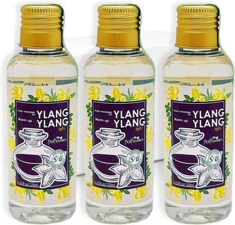 Body Sensual Massage Oil Set for Moisturizer and Nourish The Skin – Women and Couples (Ylang-Ylang)