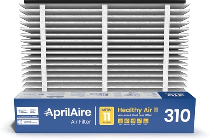 AprilAire 310 Replacement Filter for AprilAire Whole House Air Purifiers - MERV 11, Clean Air & Dust, 20x20x4 Air Filter (Pack of 1)
