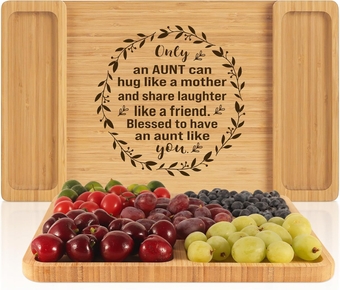 Aunt Gifts, Auntie Gifts from Niece Nephew, Birthday Christmas Gifts For Aunt, New Aunt, Aunties, Sister, Best Aunt Ever Gifts, Special Gifts for Aunts, Kitchen Present- Cheese Board Set