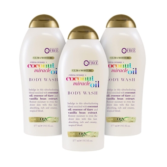 Extra Creamy + Coconut Miracle Oil Ultra Moisture Body Wash, 58.5 Fl Oz, Pack of 3