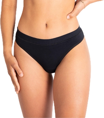 Modal Comfort Thong Period Underwear - Reusable, Leakproof, Thin, Keeps You Dry - Menstrual Flow, Maternity, Postpartum
