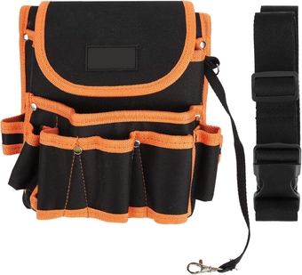 Professional Oxford Fabric Tools Storage Waist Bag, for Carpenter, Tradesman, Electrician, Workshop, HVAC Technician