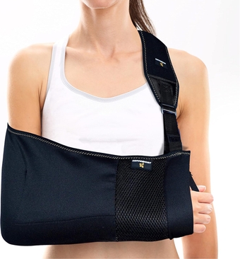 Shoulder and Arm Sling for Men & Women - Arm Sling for Shoulder Injury Recovery - Comfortable Arm Sling for Wrist Injury - Copper-Infused Arm Sling Shoulder Immobilizer - Elbow Sling by