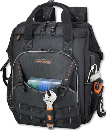 55-Pockets Tool backpack, Tool bag backpack, Backpack tool bag, Tool back pack, Electrician backpack, Tool backpack hvac, Tool backpack heavy duty, Tool backpack for men