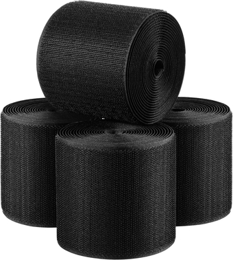 Cable Floor Strip Cord Cover Grip Floor Cable Protector Carpet Cable Management, Hold Cords in Place, Keep Cables Organized, Protect Cords and Prevent a Trip Hazard, 3 Inch x 10 Feet (40 Feet, Black)