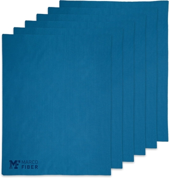 Microfiber Cleaning Cloth Set of 6 - Car Window Cleaner - Household Cleaning - Mirror Cleaning Cloths - Polishing Cloth - Glass Cleaner Cloth - Window Cleaning Kit - Miracle Cloths (Blue)